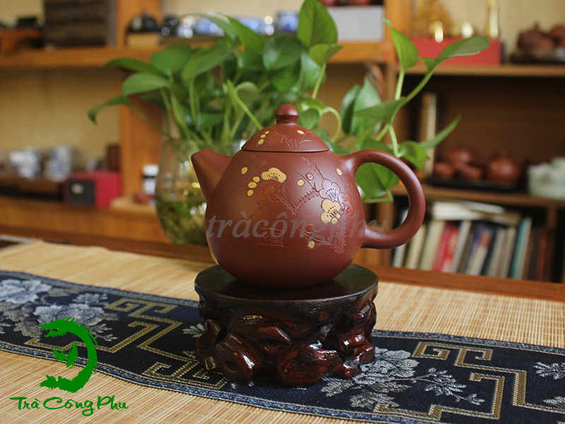 Ấm Tử Sa Long Đán Mai Hoa - ATS1130